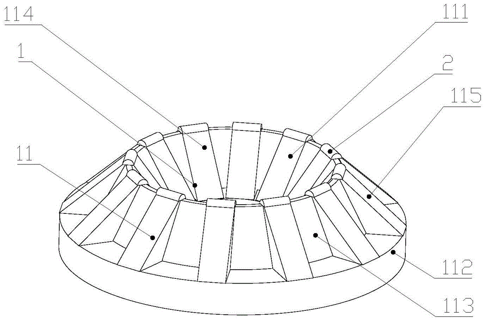 Rotary magnetorheological finishing wheel device