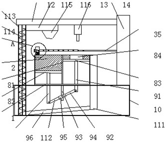 Powder supply and recovery component of selective laser-sintering printing equipment