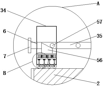 Powder supply and recovery component of selective laser-sintering printing equipment