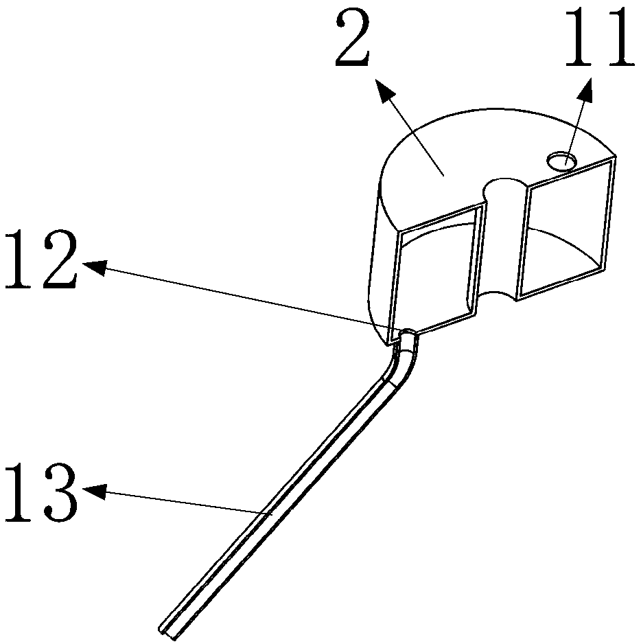 Glass wiping mechanism used for tall building and based on cardan joint