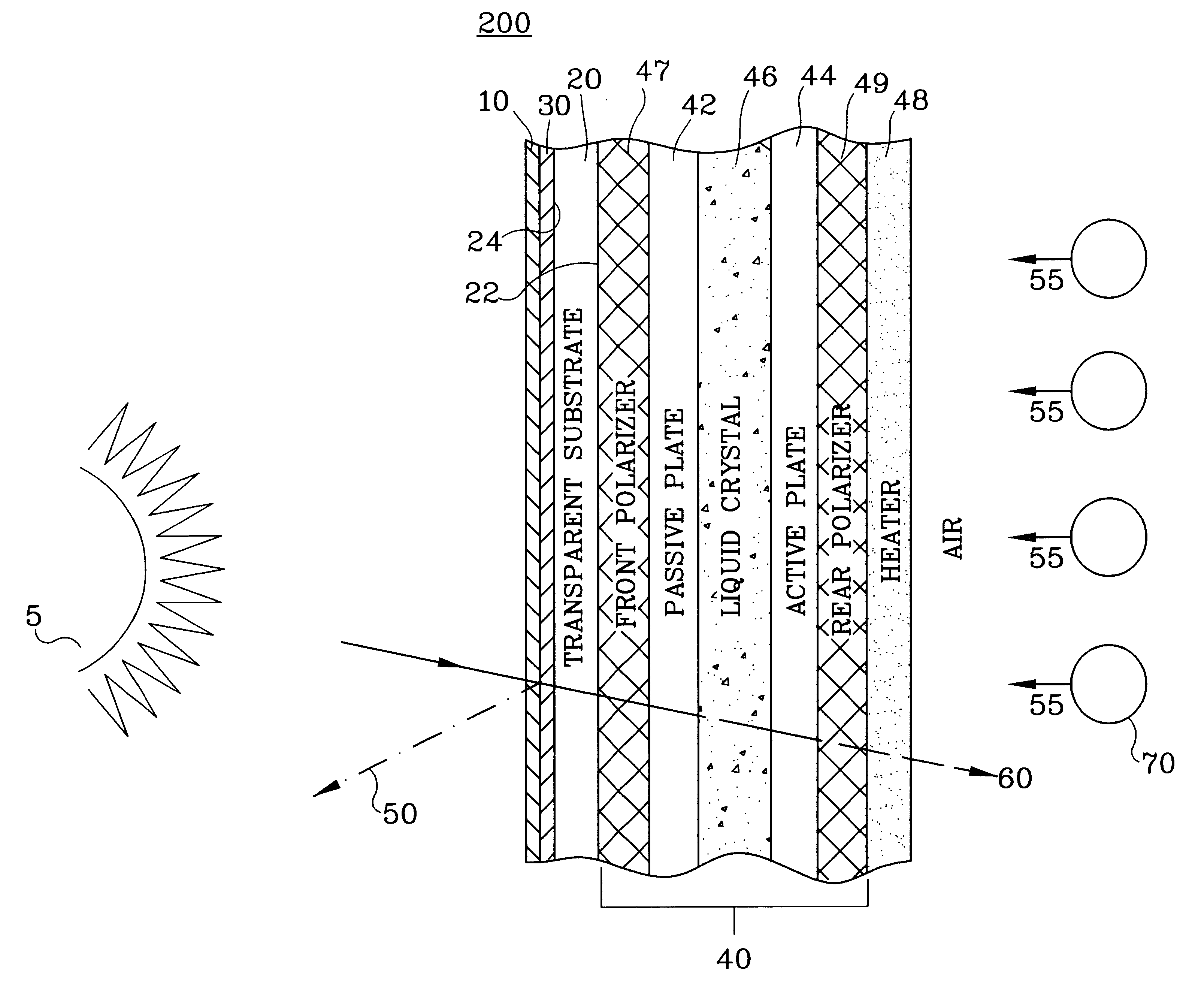 Method of and apparatuses for reducing infrared loading on display devices