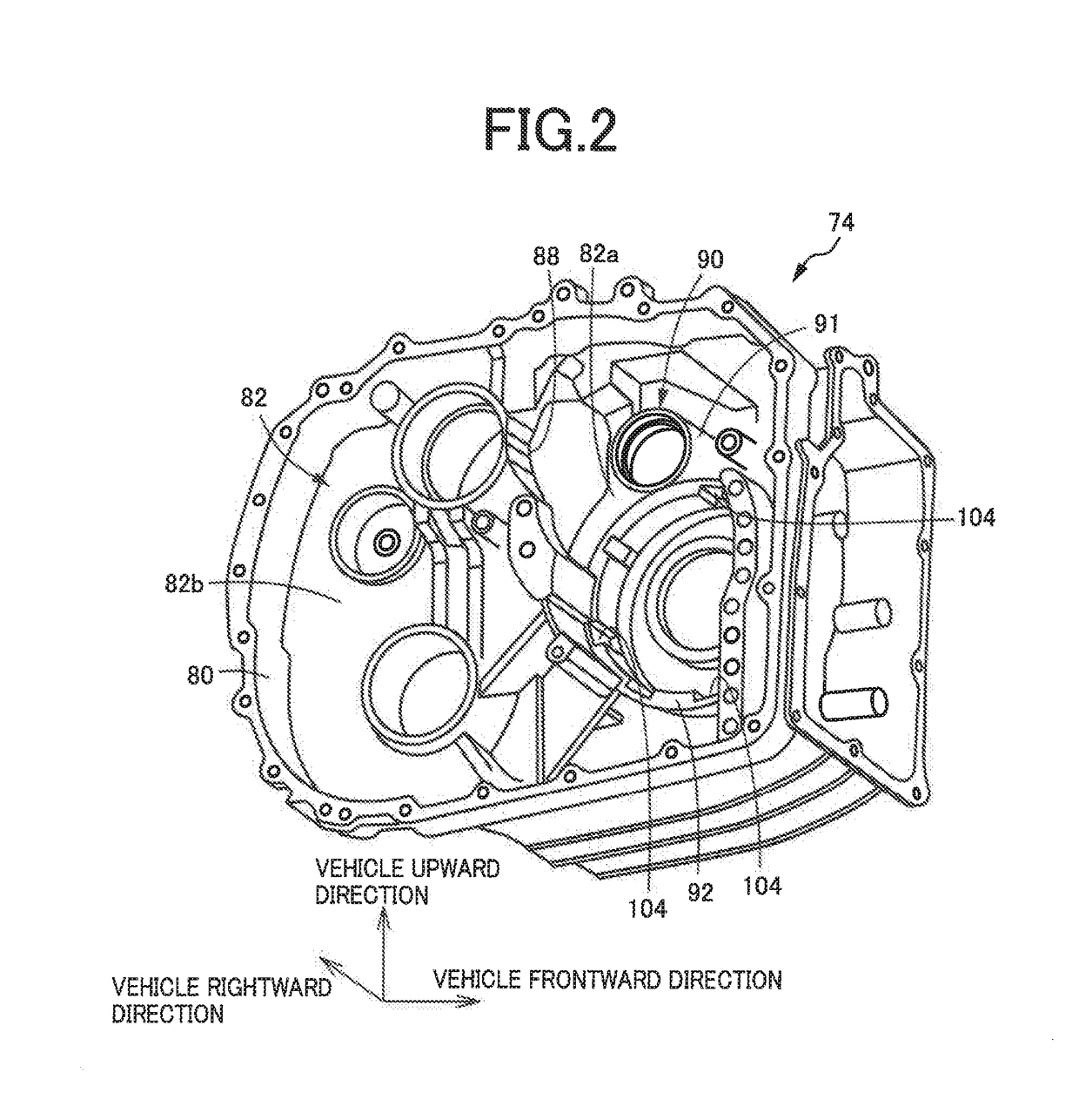 Vehicular power transmitting system