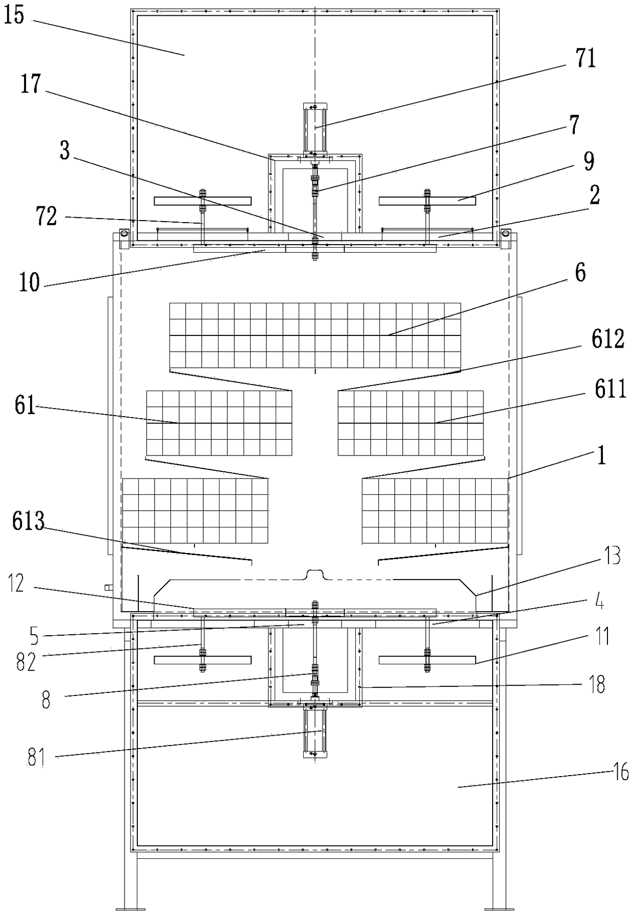 Equipment and activated carbon adsorption box for waste gas treatment