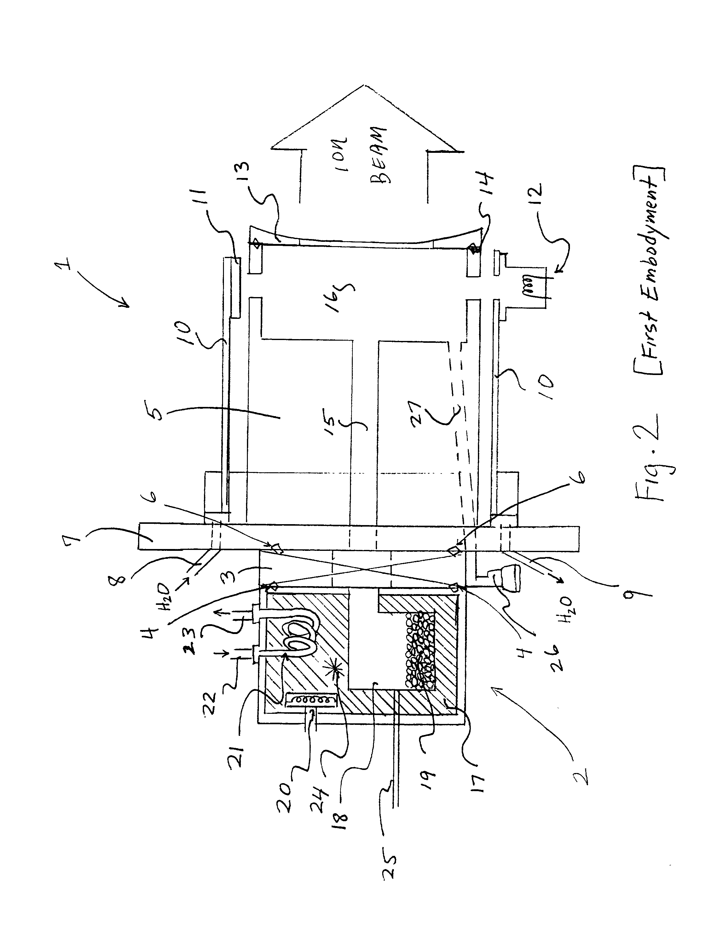 Electron beam ion source with integral low-temperature vaporizer