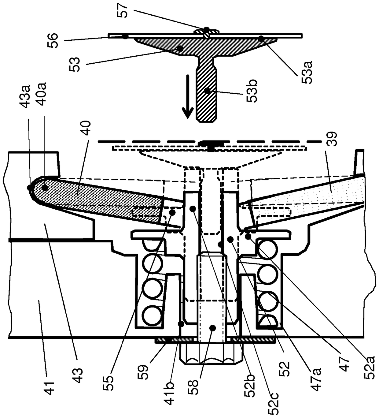 Pressure plate clamping rail