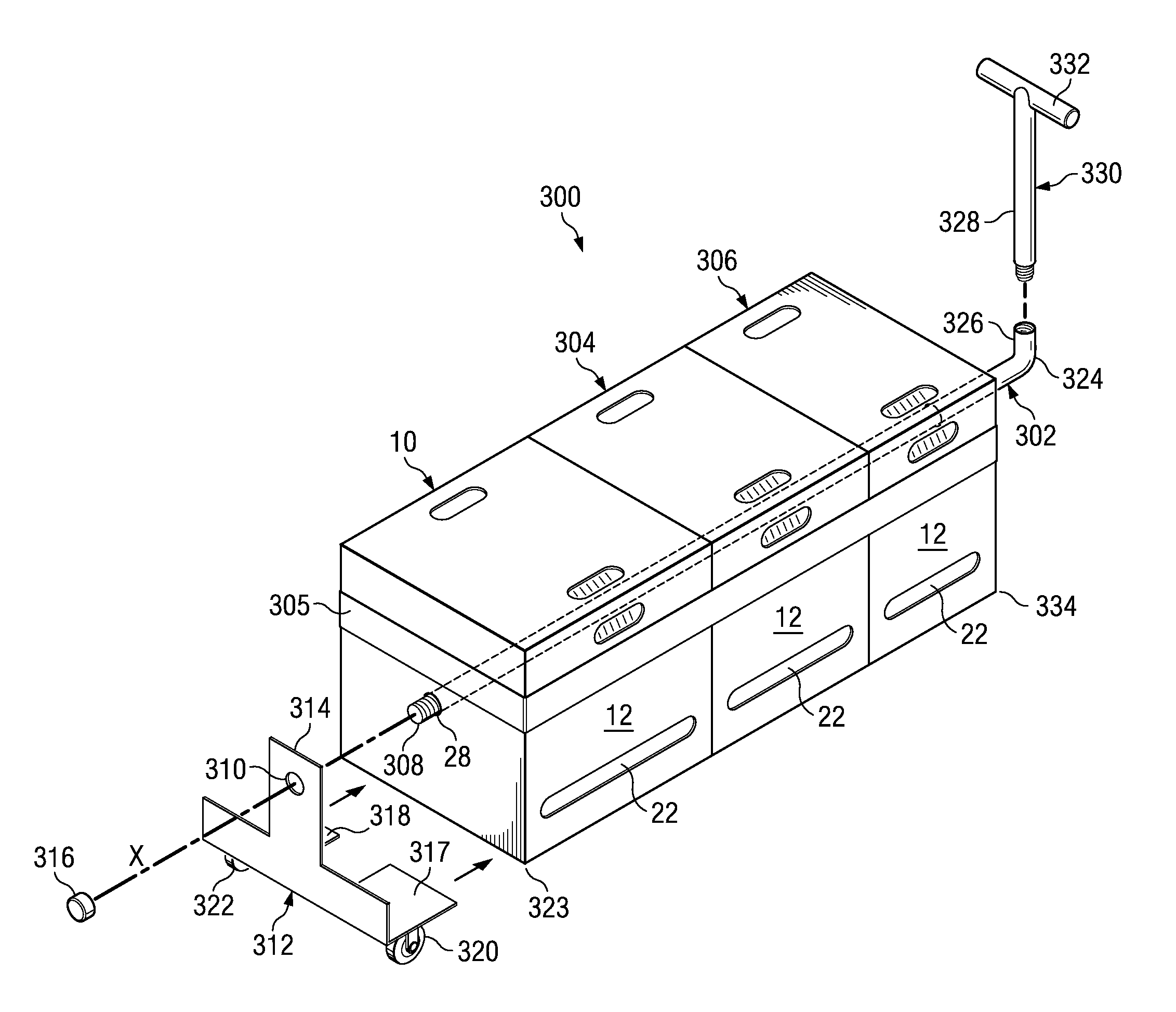 Wire and cable dispensing container and systems