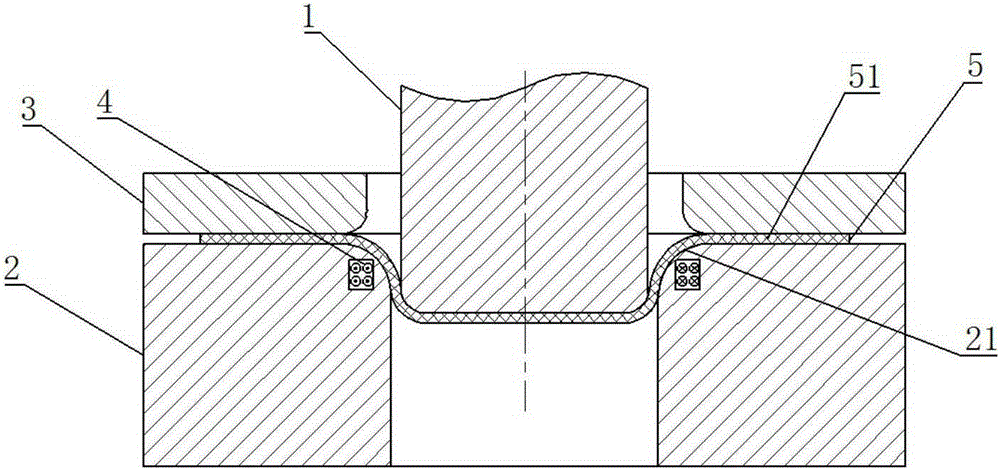 A sheet material wrapping forming device and forming method