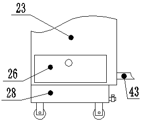 Automatic sweeping and dust processing device of improved sweeping robot