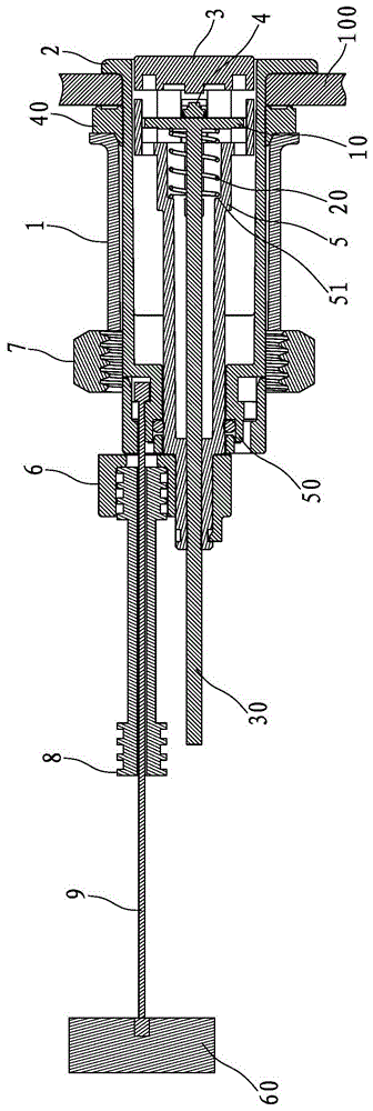 Drain valve manual integrated button