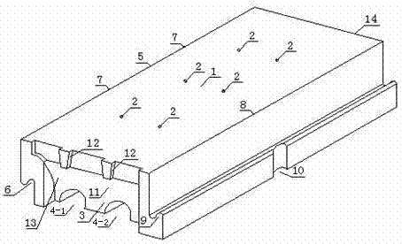 Sponge city water permeable brick