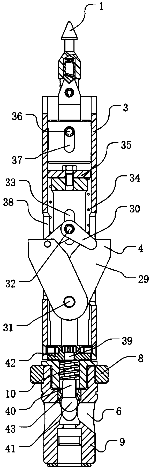 Geological data acquiring drill and using method thereof