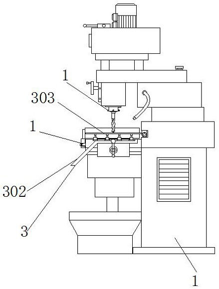 Milling machine with dehumidification function for automobile part machining