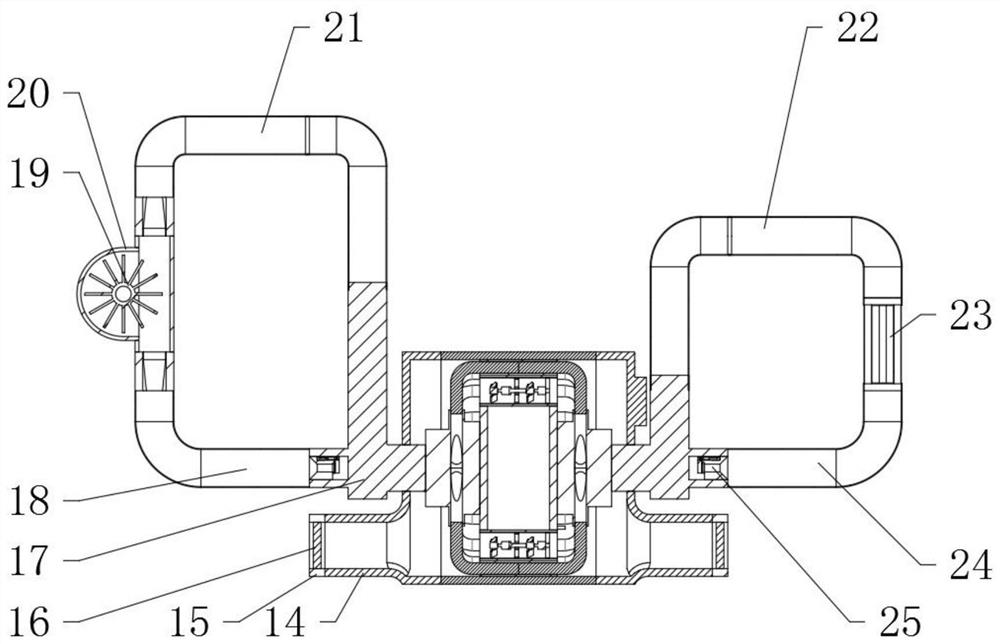 New energy automobile battery storage device and heat dissipation and cooling method thereof