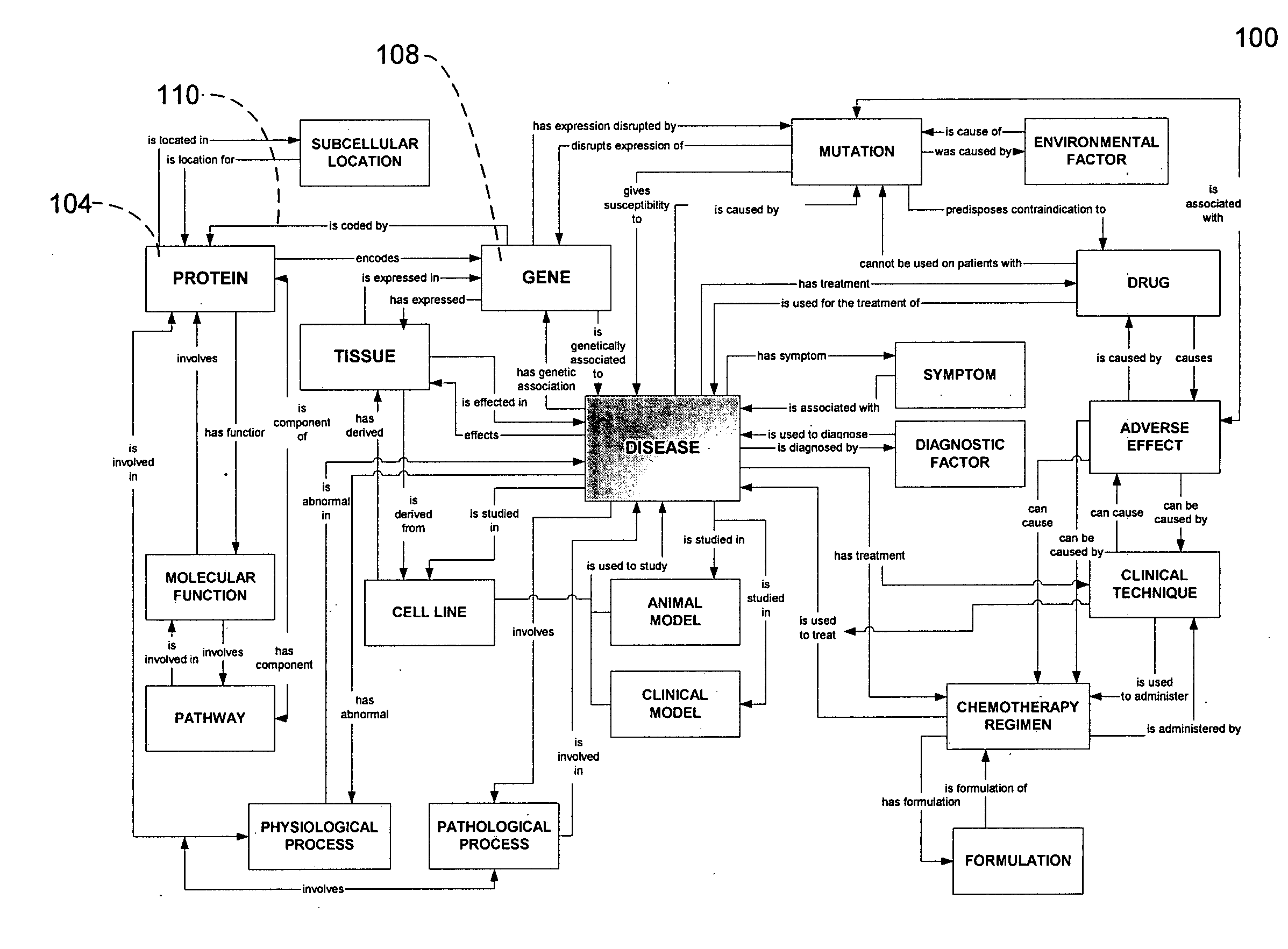 System and method for graphically displaying ontology data