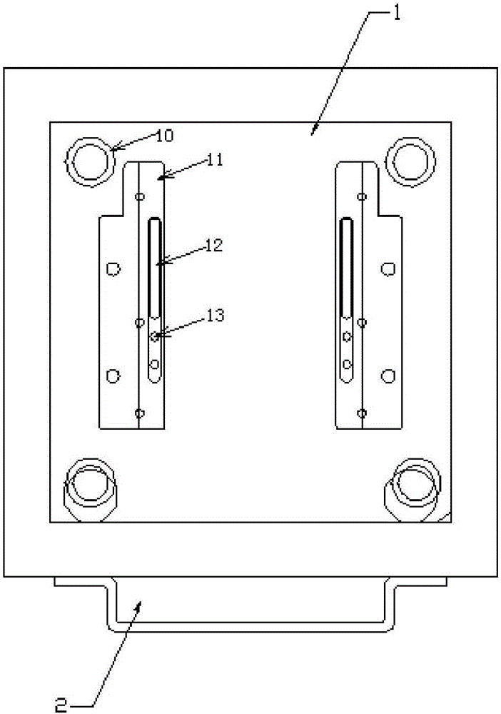 Waste-sucking hardware die holder universal for die cutting