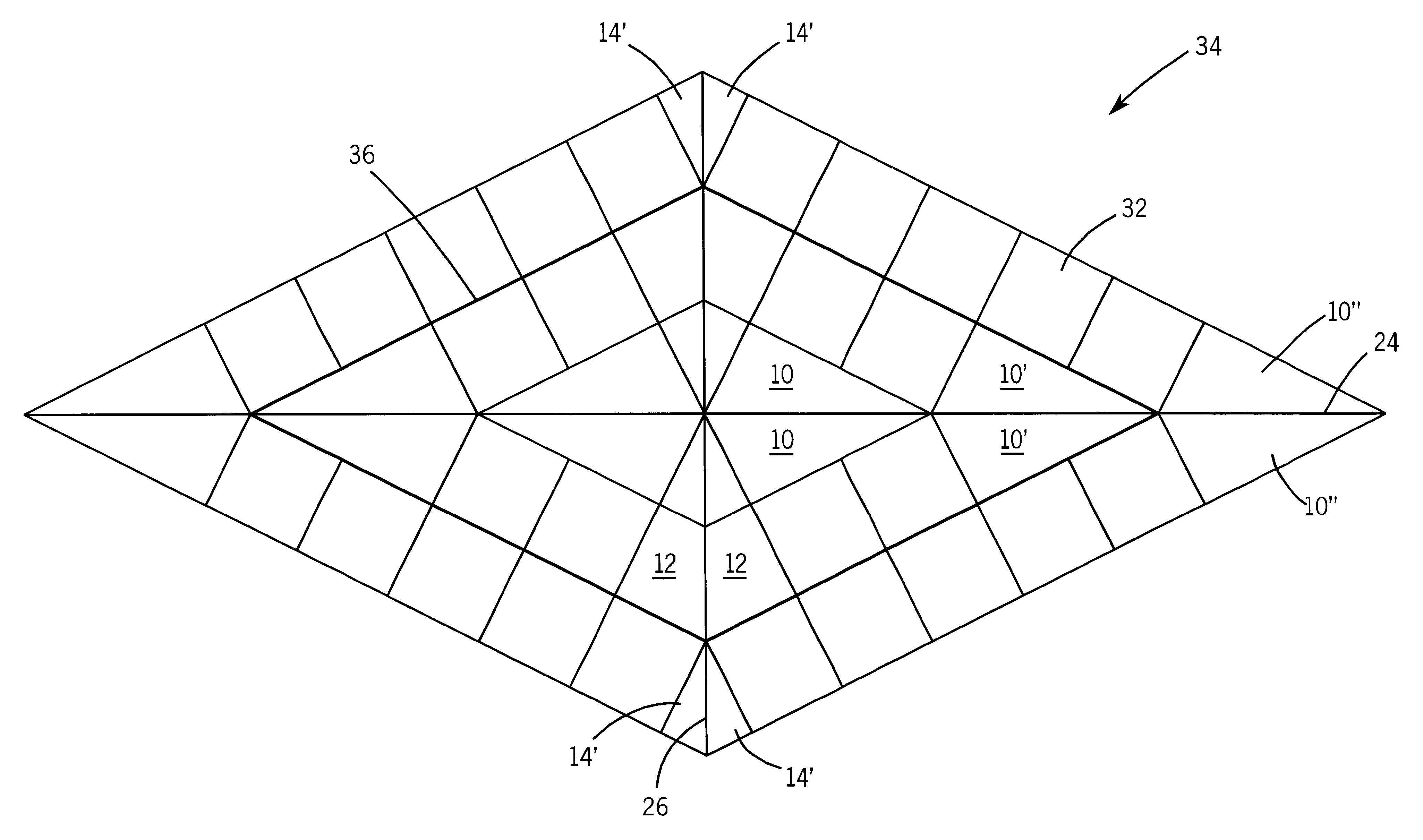 Modular roofing system and assembly