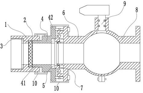 Detachable combined type valve structure