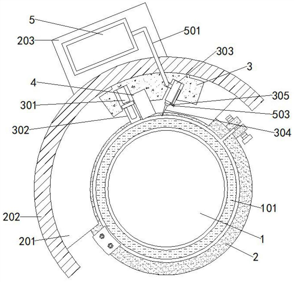 Osmanthus tree peeling and deinsectization integrated device