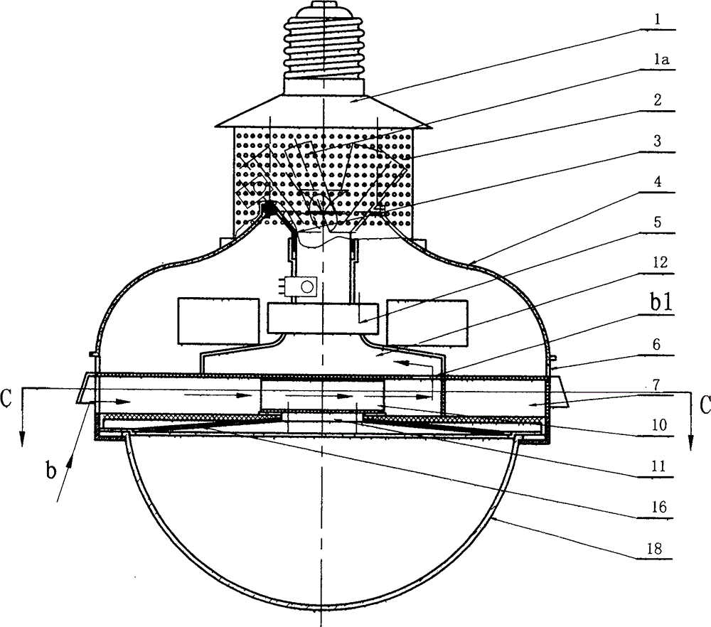 High-power LED illumination lamp