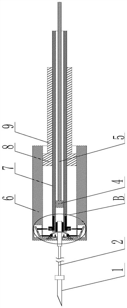 A sampling extraction device based on the application of endocrine effusion