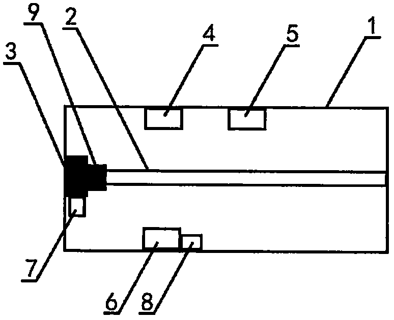 Warning device of negative pressure dust removing system