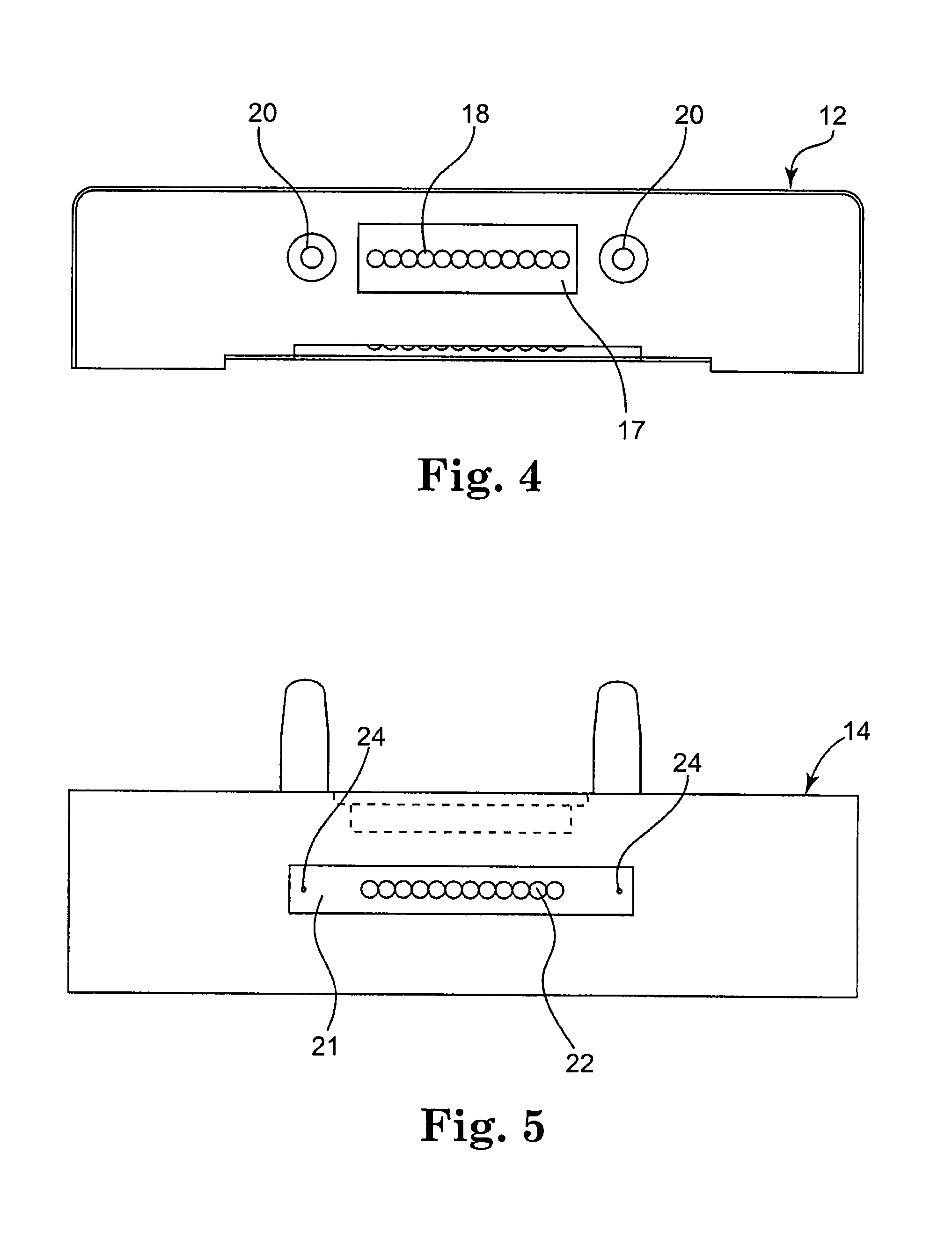 Lens array with integrated folding mirror