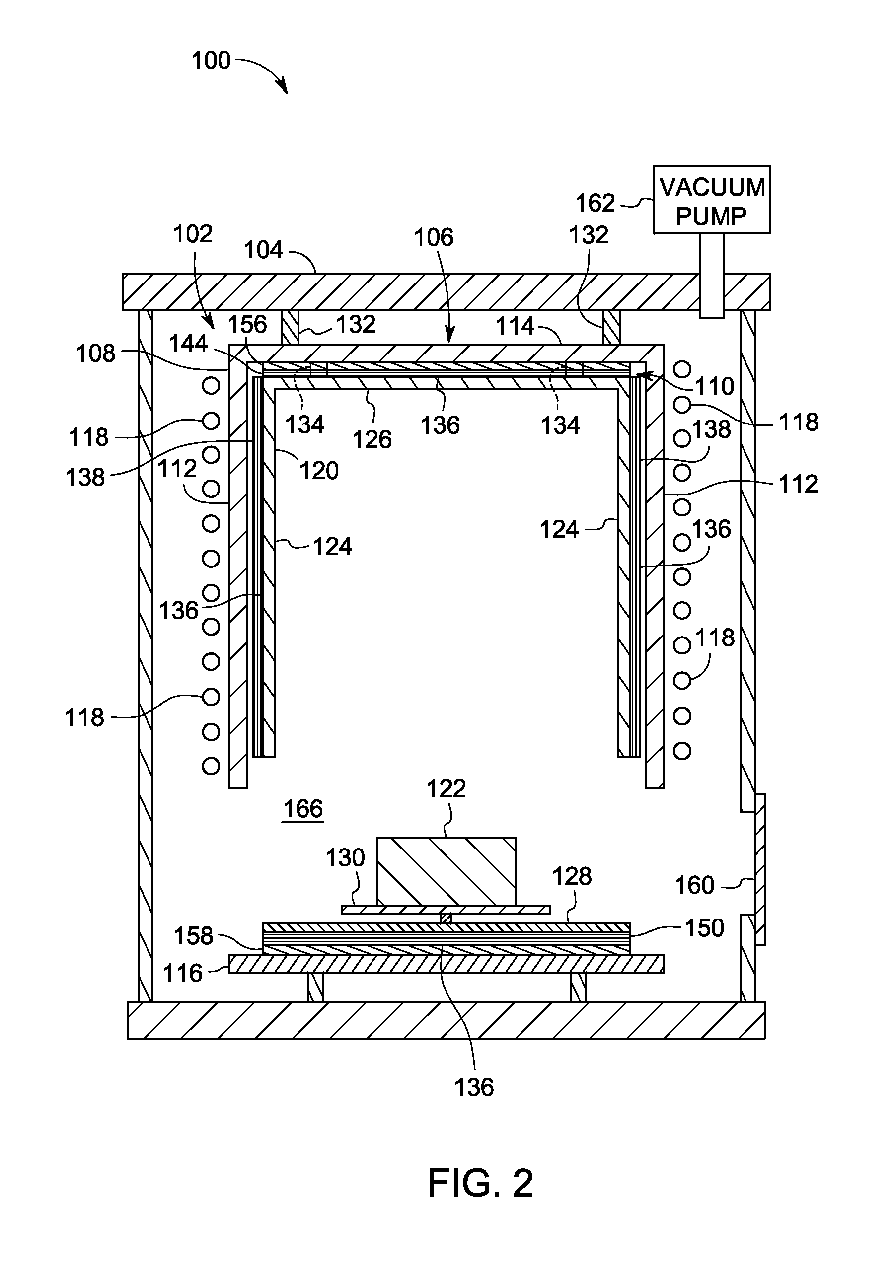 System for insulating an induction vacuum furnace and method of making same