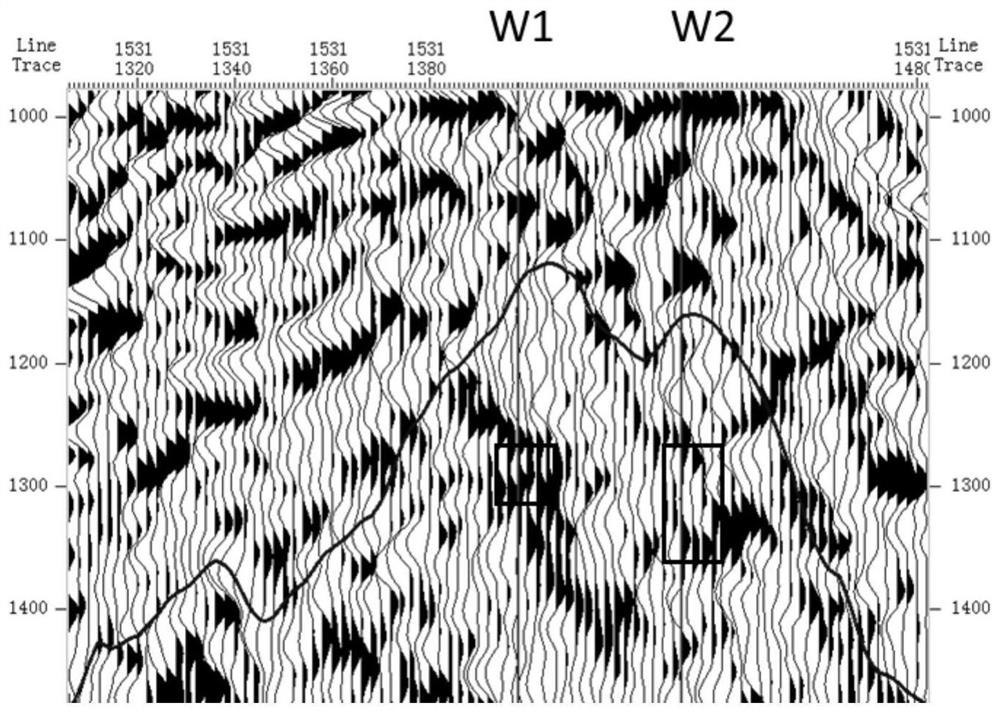 Granite buried hill cave body prediction method and device