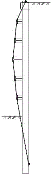 Prestressed steel sheet pile supporting structure and construction method thereof