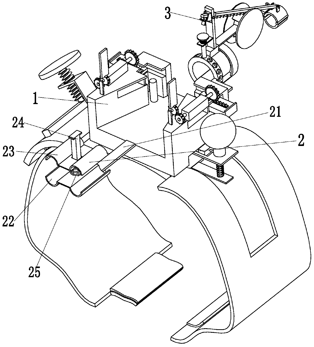 Child hemodialysis catheter fixing device