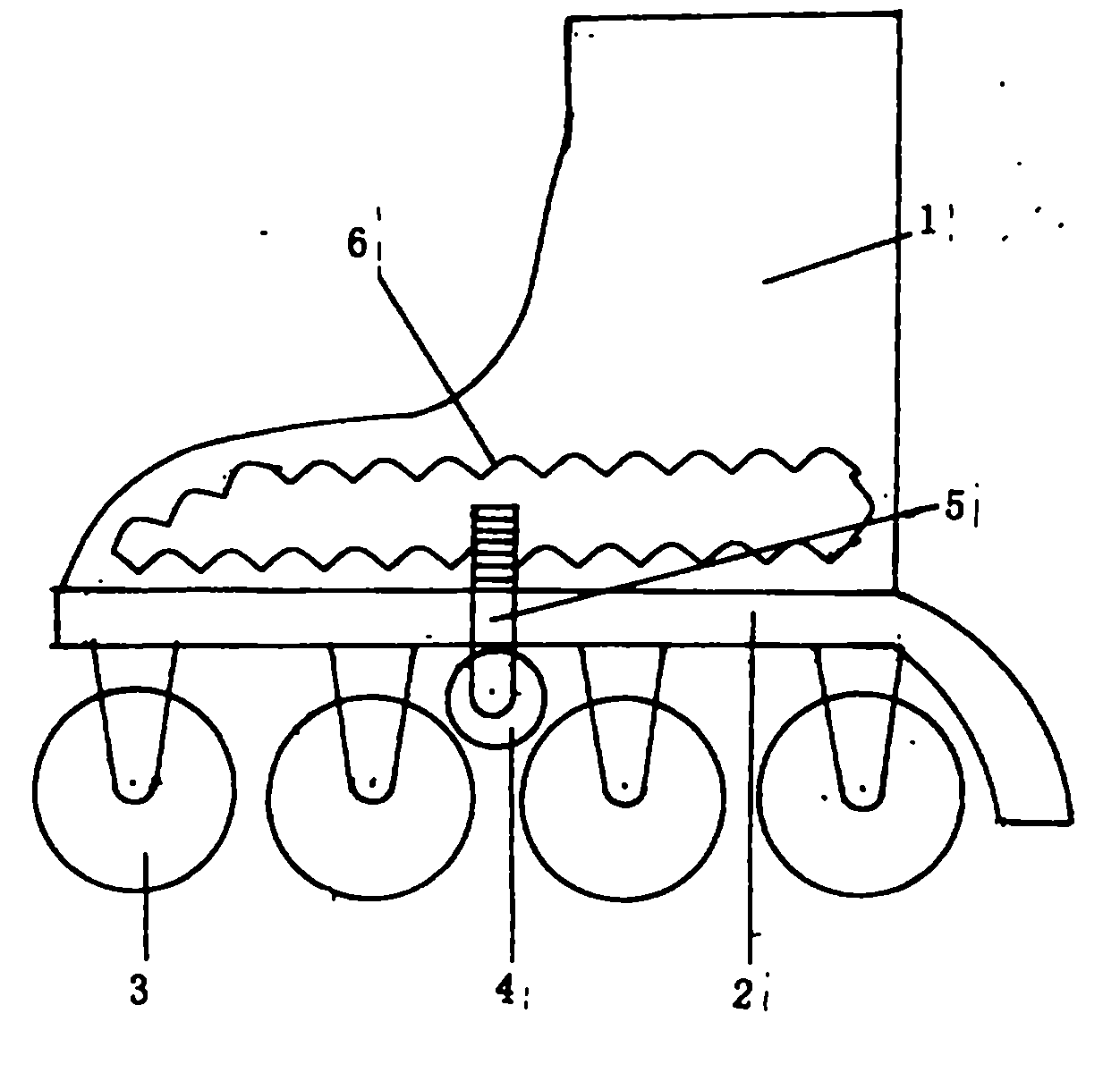 Electric heating roller skates