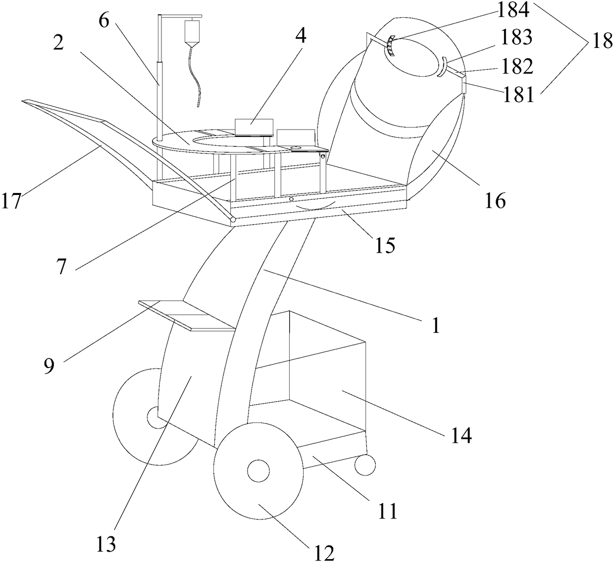 Infusion and blood drawing auxiliary device for pediatric department