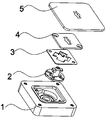 LED display screen module maintenance mechanism