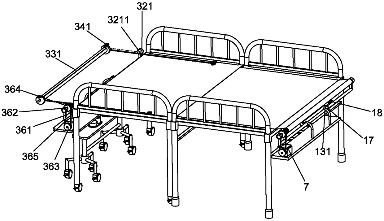 Bed sheet transfer device