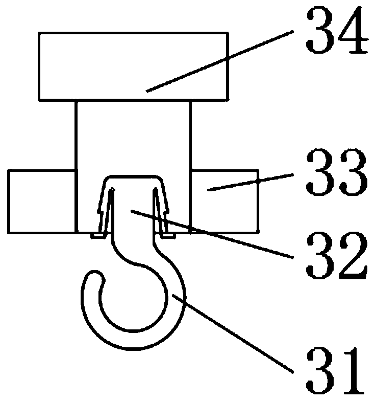 Folding goods shelf