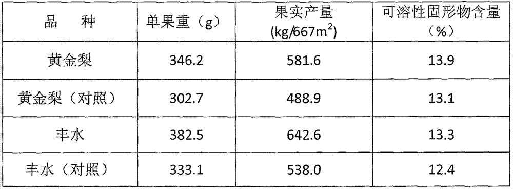 Reshaping and cultivating method of pear tree with single trunk and two main branches