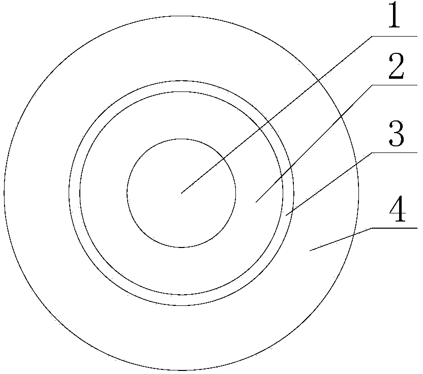 Bending insensitive single mode fiber and production technology thereof