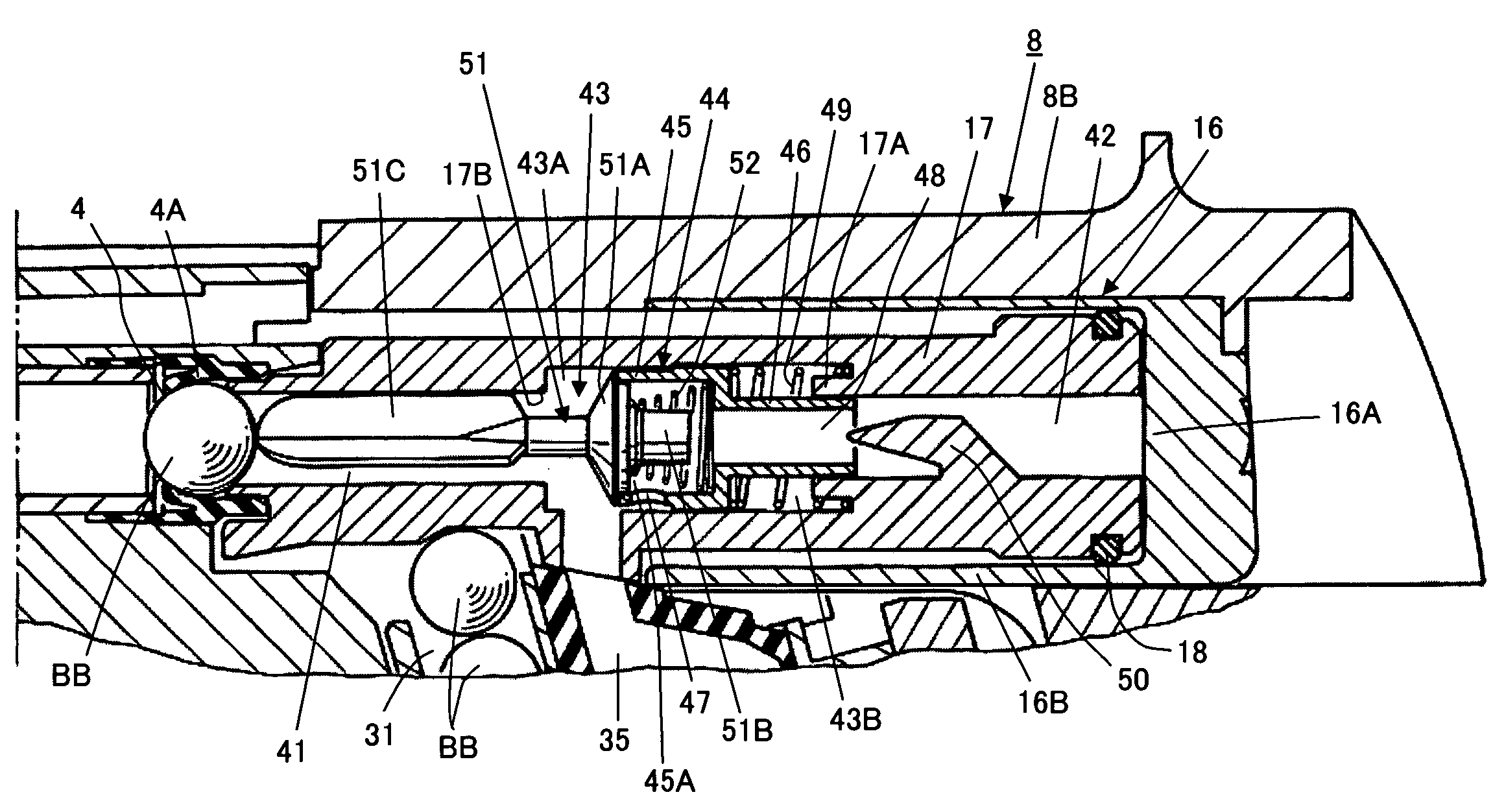 Gas powered toy gun