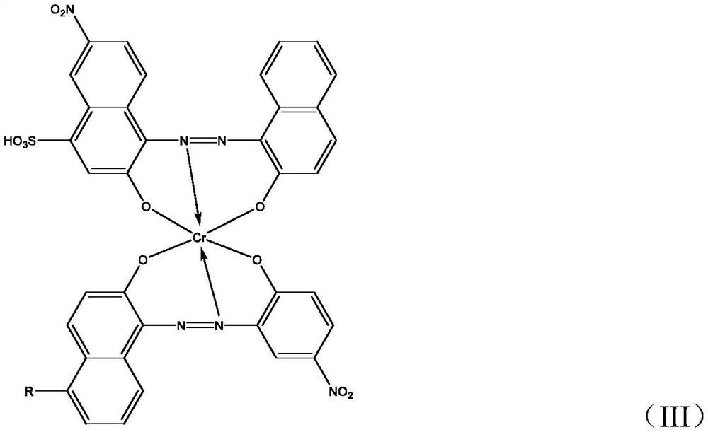 Green acid dye composition, green acid dye and preparation method and application thereof