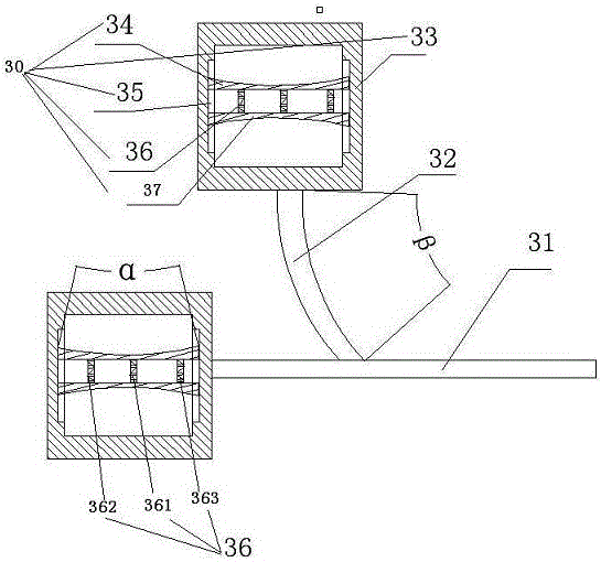 Cable wire clamping device used for power distribution cabinet