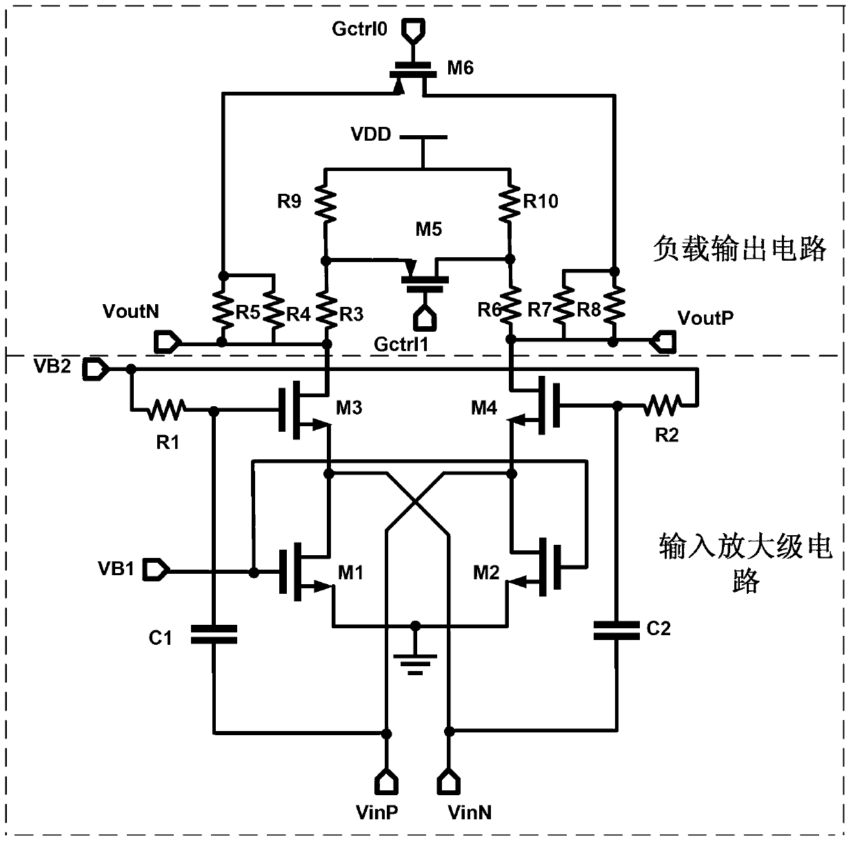 Wideband low noise amplifier