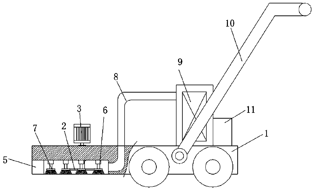 Convenient weeding device for garden