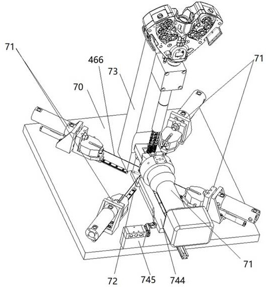 Steel wire preloading crimping device