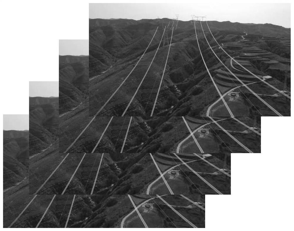 Unmanned aerial vehicle detection imaging method and device of power system