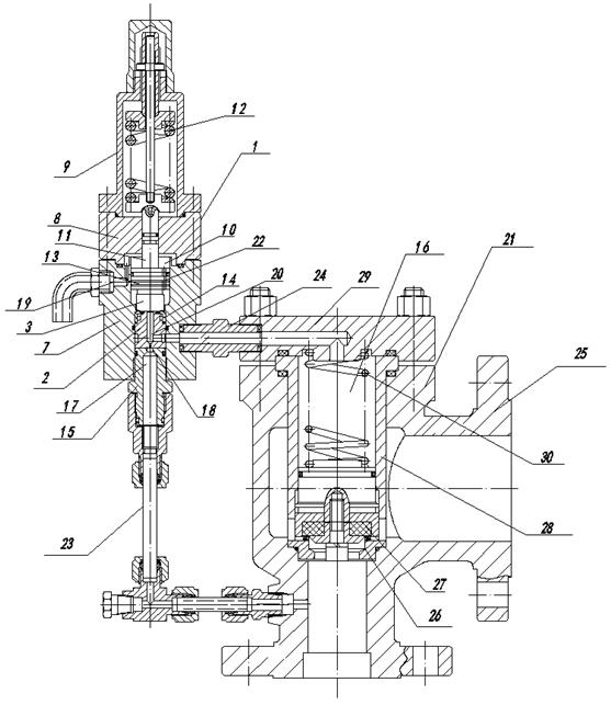 Pilot safety valve