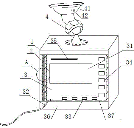 WiFi-based, drop-resistant and sun-resistant automobile data recorder easy to mount