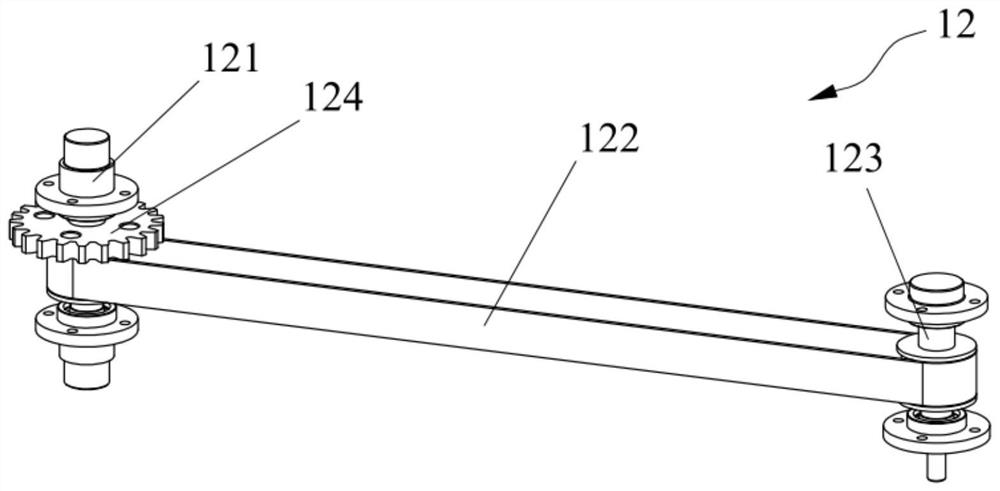 Cleaning device for roof insulator of powered car train-set