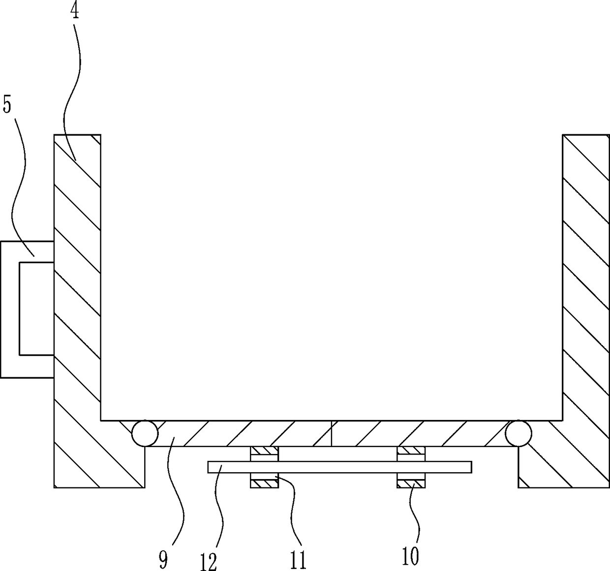 A computer hardware storage device sufficient type degaussing device