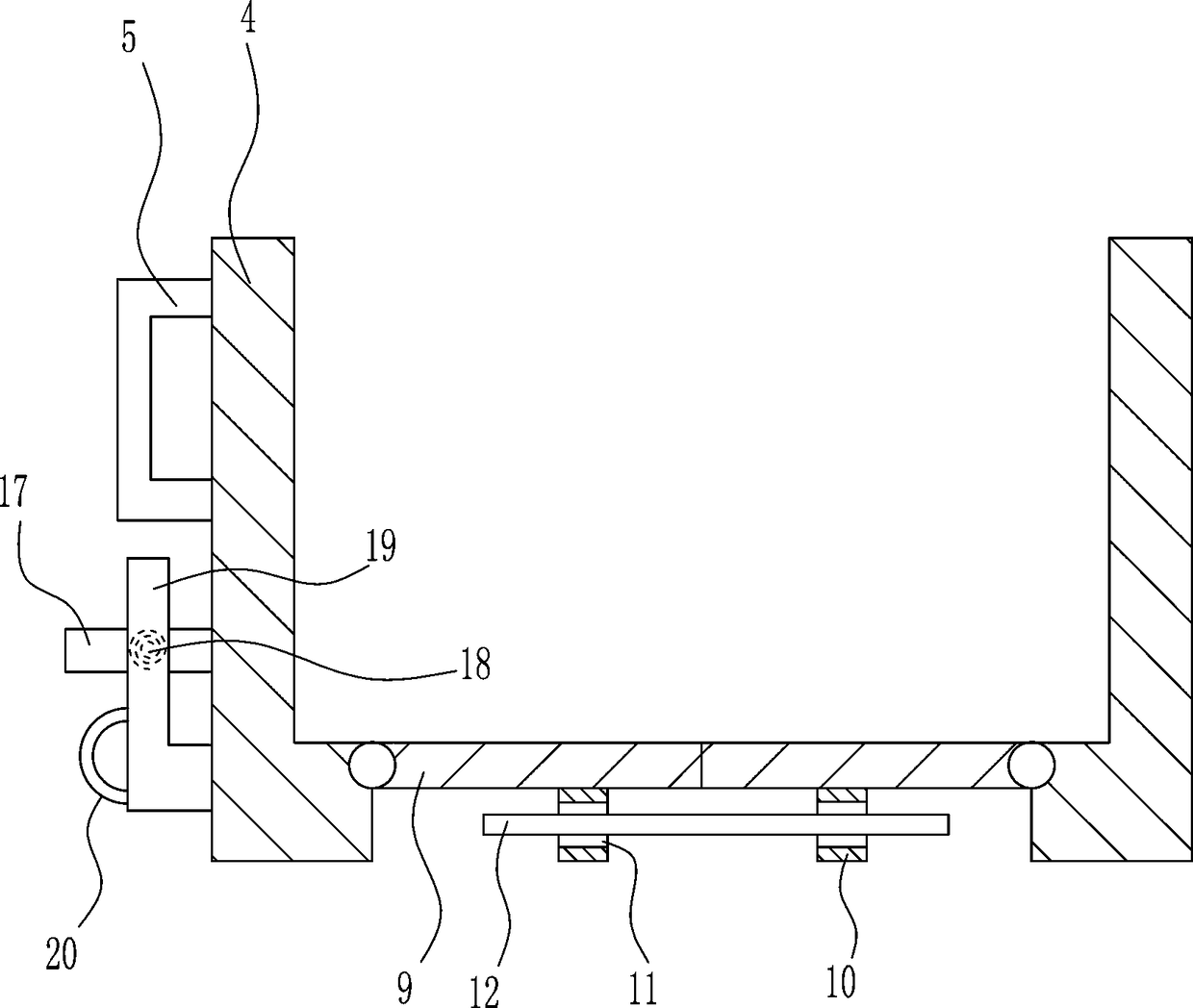 A computer hardware storage device sufficient type degaussing device