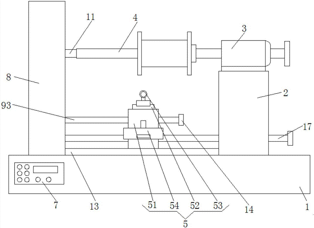 Nylon winding machine with tension adjusting function